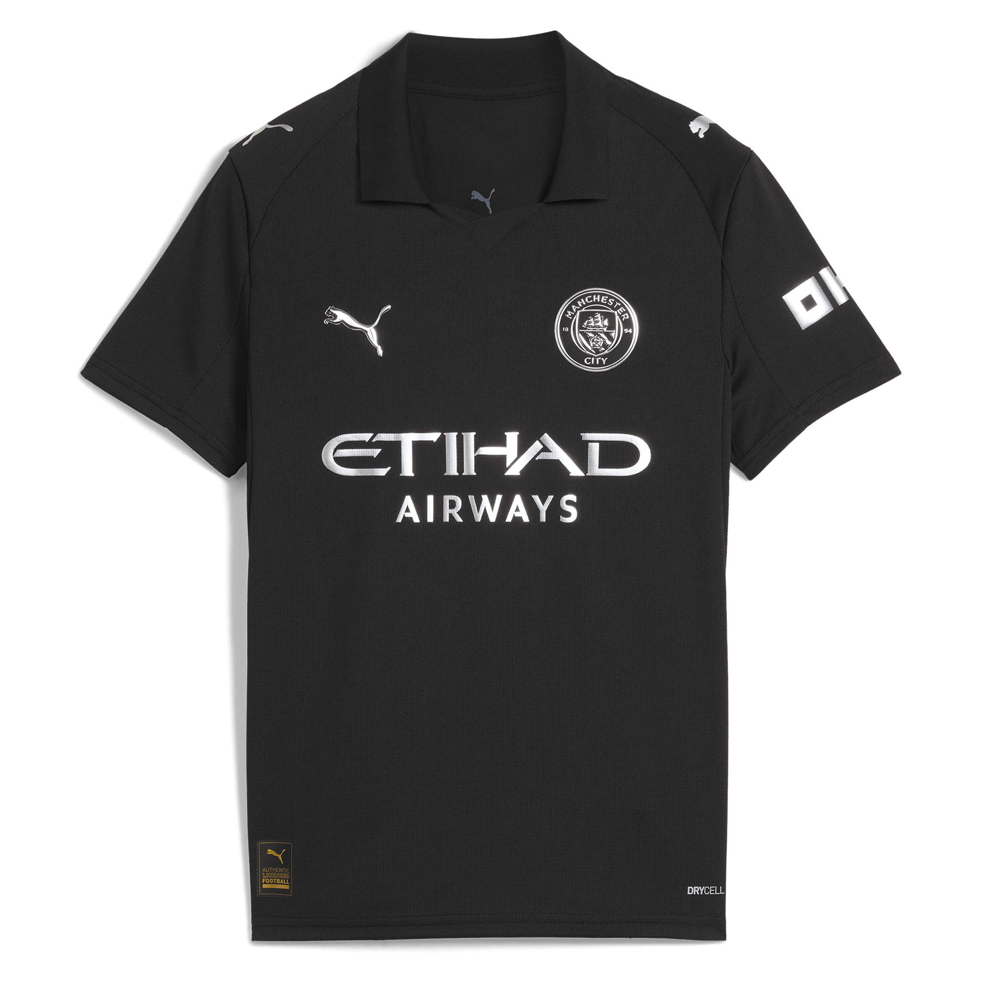 Shop kids manchester city away jersey black 202526 Manchester City Shirts | Official Store - ManCityFootballShirt.com