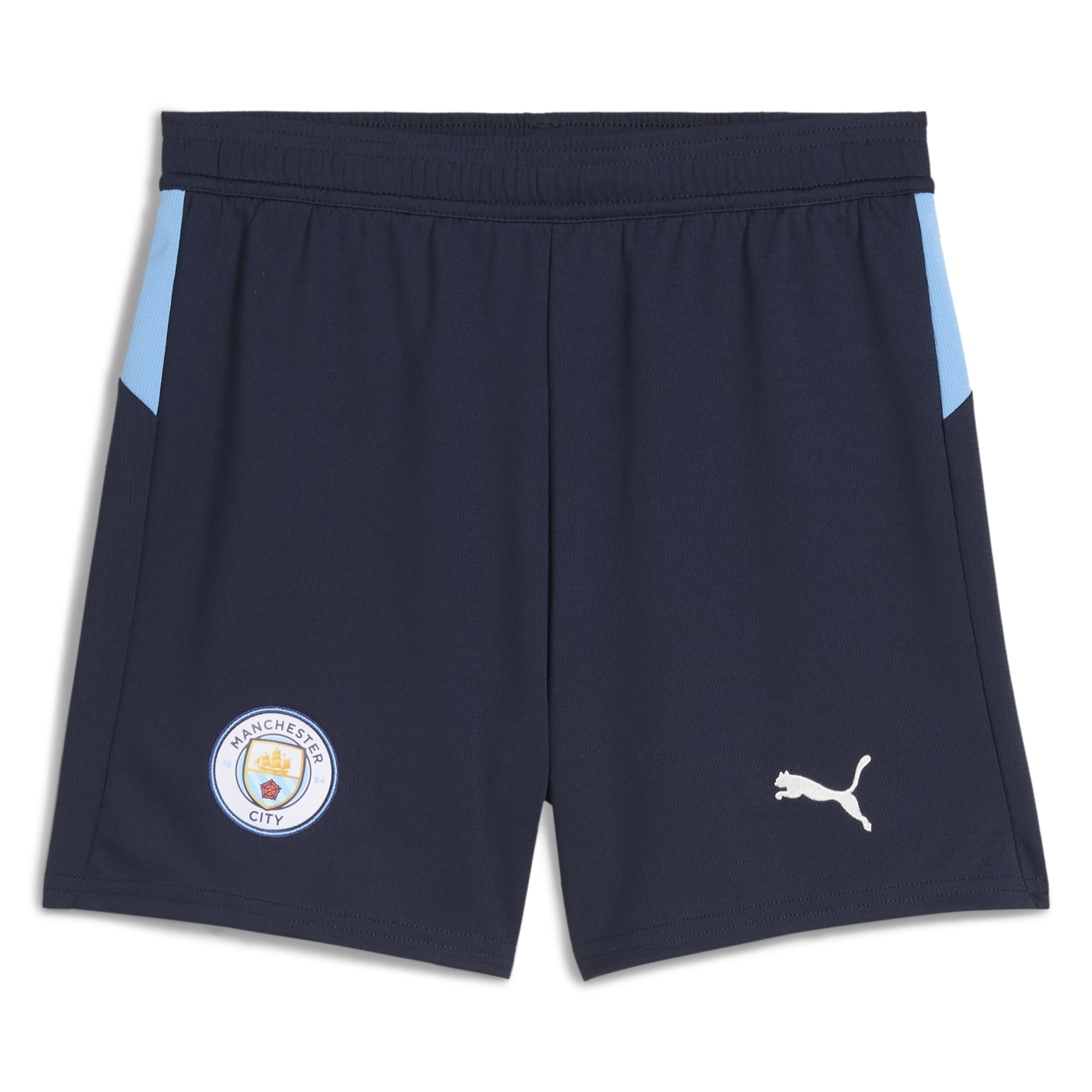 Shop kids manchester city football shorts navy 202526 Manchester City Shirts | Official Store - ManCityFootballShirt.com