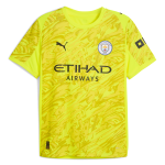 Shop manchester city goalkeeper jersey yellow 202526 Manchester City Shirts | Official Store - ManCityFootballShirt.com